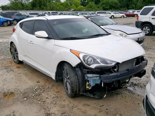 KMHTC6AE3GU285079 - 2016 HYUNDAI VELOSTER T WHITE photo 1