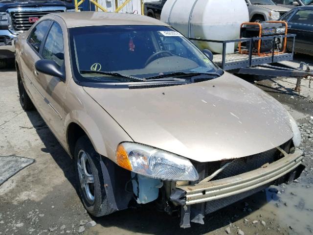 1C3EL46X61N634754 - 2001 CHRYSLER SEBRING LX TAN photo 1