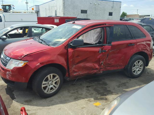 2FMDK3GC3ABA52568 - 2010 FORD EDGE SE RED photo 9