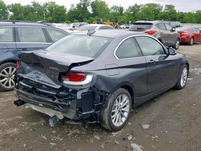 WBA1G9C5XGV599138 - 2016 BMW 228 XI GRAY photo 4