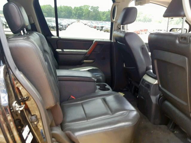 5N3AA08C86N810099 - 2006 INFINITI QX56 BLACK photo 6