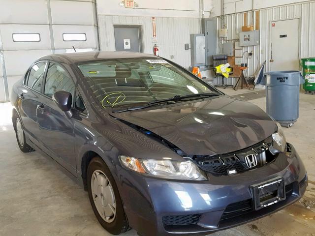 JHMFA36259S006815 - 2009 HONDA CIVIC HYBR CHARCOAL photo 1