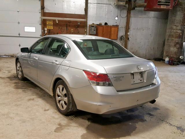 1HGCP26848A048335 - 2008 HONDA ACCORD EXL SILVER photo 3