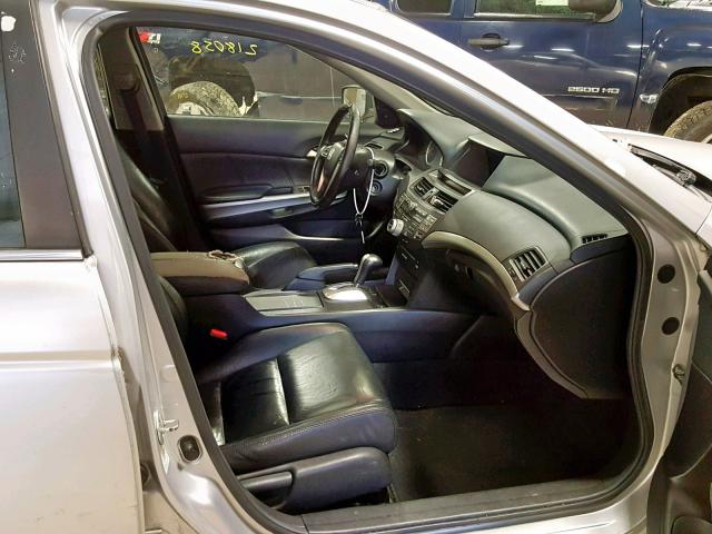 1HGCP26848A048335 - 2008 HONDA ACCORD EXL SILVER photo 5