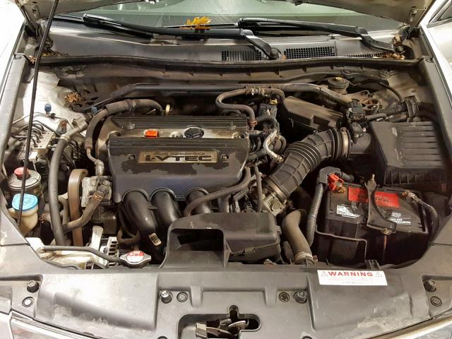 1HGCP26848A048335 - 2008 HONDA ACCORD EXL SILVER photo 7