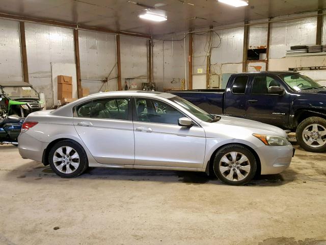 1HGCP26848A048335 - 2008 HONDA ACCORD EXL SILVER photo 9