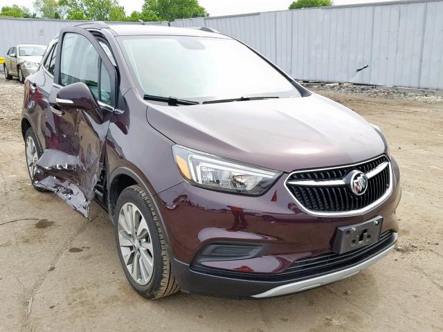 KL4CJASB9HB070833 - 2017 BUICK ENCORE PRE BURGUNDY photo 1