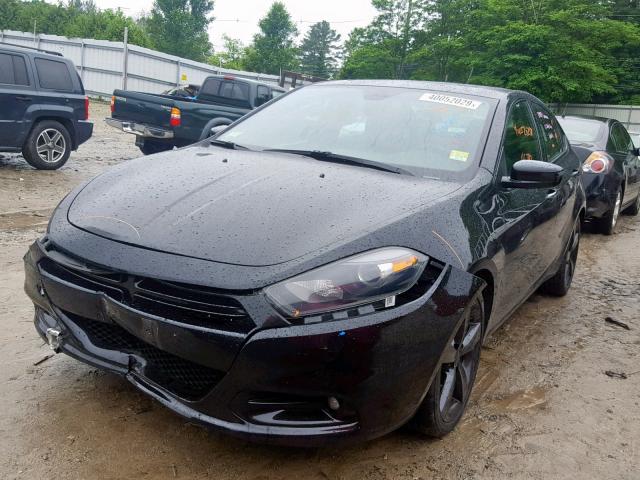 1C3CDFBB8FD433025 - 2015 DODGE DART SXT BLACK photo 2