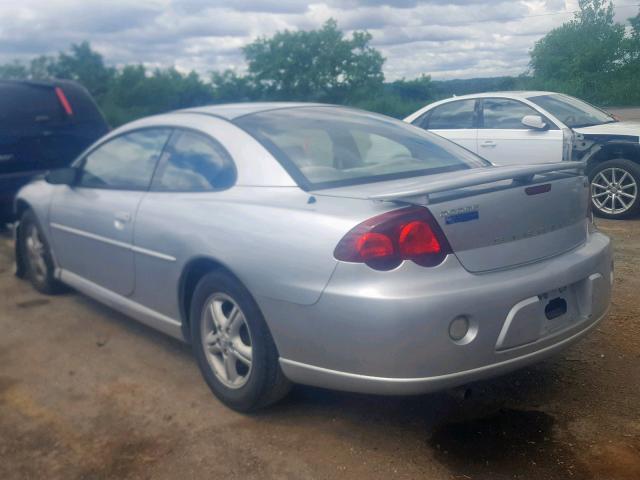 4B3AG42G34E135662 - 2004 DODGE STRATUS SX SILVER photo 3