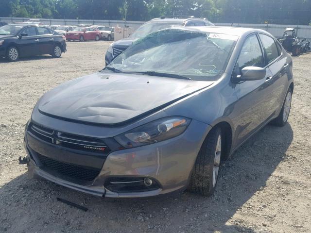 1C3CDFBH8DD123104 - 2013 DODGE DART SXT GRAY photo 2