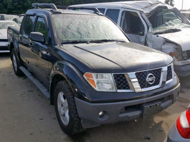 1N6AD07WX6C412482 - 2006 NISSAN FRONTIER C BLACK photo 1