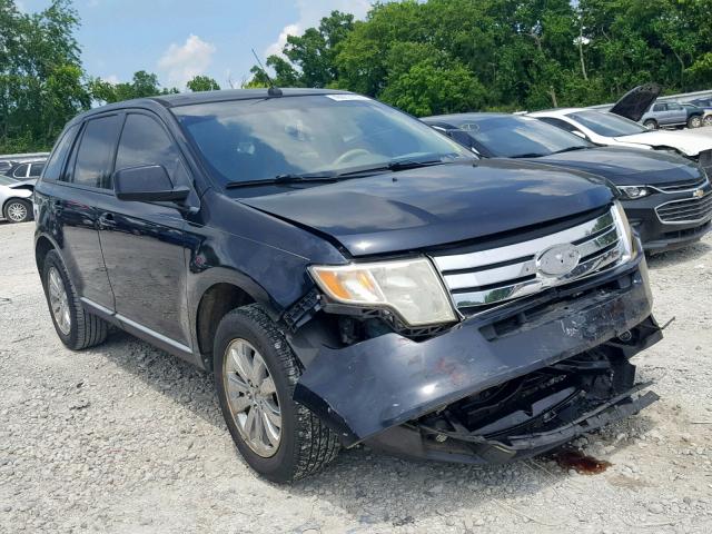 2FMDK38C18BA38385 - 2008 FORD EDGE SEL BLACK photo 1