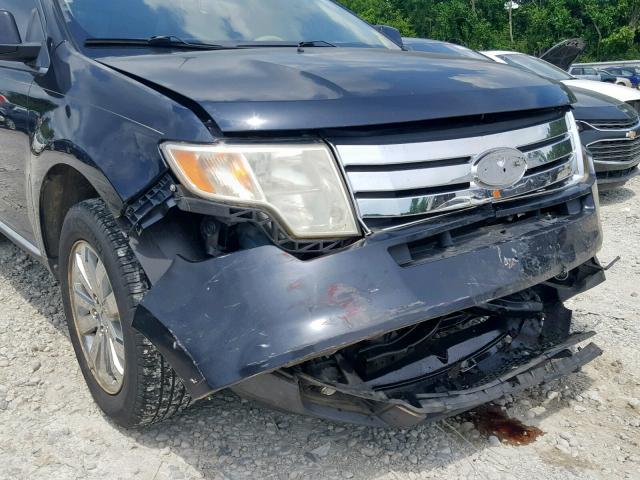 2FMDK38C18BA38385 - 2008 FORD EDGE SEL BLACK photo 9