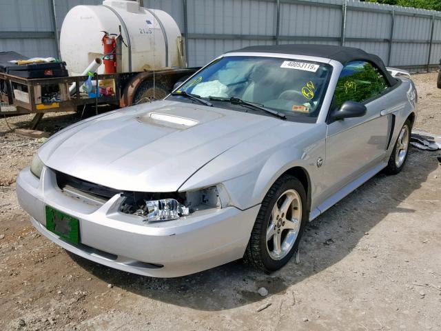 1FAFP45X84F238111 - 2004 FORD MUSTANG GT SILVER photo 2