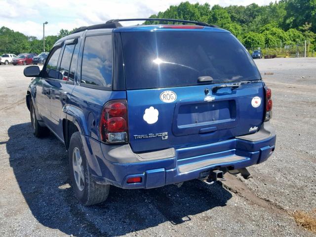 1GNDT13SX62137656 - 2006 CHEVROLET TRAILBLAZE BLUE photo 3