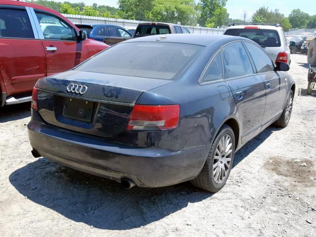 WAUDG74F46N024718 - 2006 AUDI A6 3.2 QUA BLUE photo 4