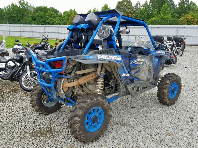 3NSVDM995HF926585 - 2017 POLARIS RZR XP 100 BLUE photo 4