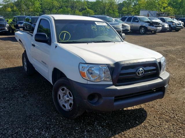 5TENX22N77Z396945 - 2007 TOYOTA TACOMA WHITE photo 1