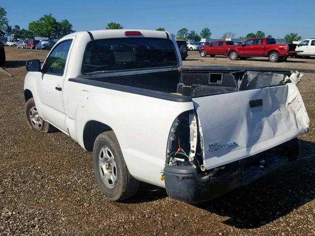 5TENX22N77Z396945 - 2007 TOYOTA TACOMA WHITE photo 3