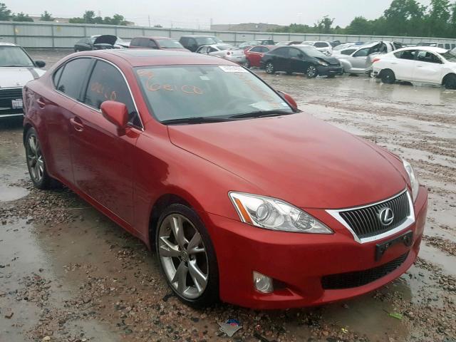 JTHBK262195093195 - 2009 LEXUS IS 250 RED photo 1