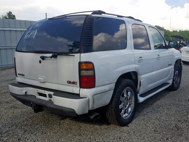 1GKEK63U44J139831 - 2004 GMC YUKON DENA WHITE photo 4