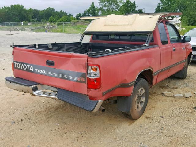 JT4TN14D5T0020489 - 1996 TOYOTA T100 XTRAC RED photo 4