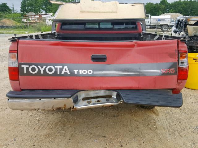 JT4TN14D5T0020489 - 1996 TOYOTA T100 XTRAC RED photo 9