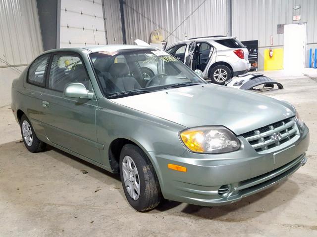 KMHCG35C83U243092 - 2003 HYUNDAI ACCENT GL GRAY photo 1