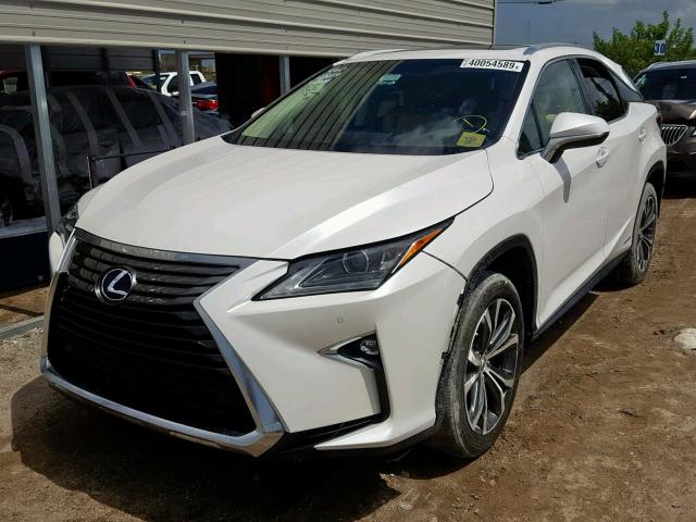 2T2BGMCA2GC004160 - 2016 LEXUS RX 450H WHITE photo 2