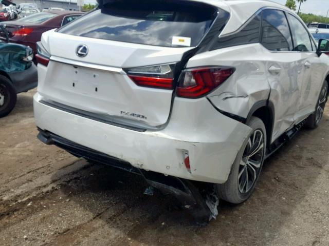 2T2BGMCA2GC004160 - 2016 LEXUS RX 450H WHITE photo 9