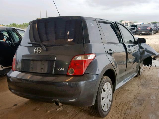 JTKKT624060167754 - 2006 TOYOTA SCION XA GRAY photo 4