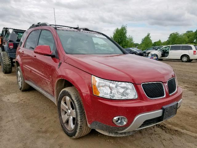 2CKDL63F266085105 - 2006 PONTIAC TORRENT RED photo 1