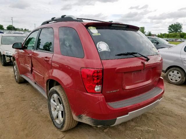 2CKDL63F266085105 - 2006 PONTIAC TORRENT RED photo 3