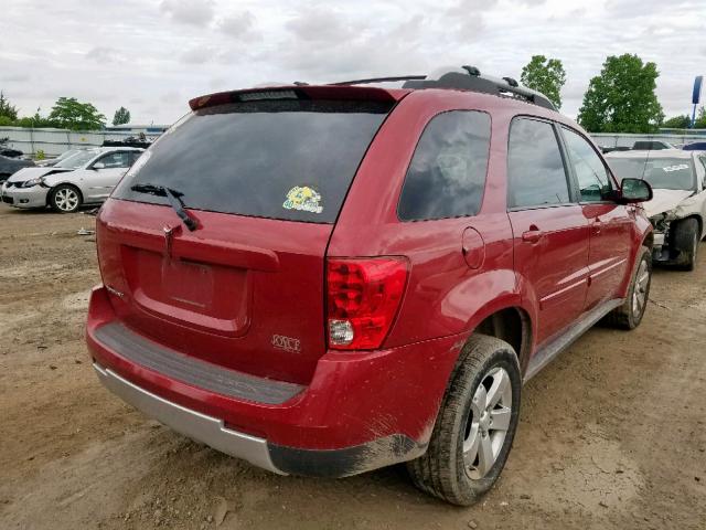 2CKDL63F266085105 - 2006 PONTIAC TORRENT RED photo 4