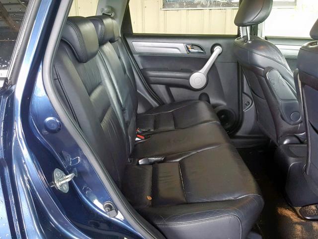 JHLRE48717C120256 - 2007 HONDA CR-V EXL BLUE photo 6