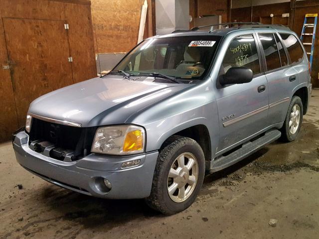 1GKDT13S062328550 - 2006 GMC ENVOY BLUE photo 2