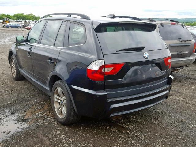 WBXPA93436WG90417 - 2006 BMW X3 3.0I BLACK photo 3