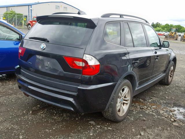 WBXPA93436WG90417 - 2006 BMW X3 3.0I BLACK photo 4