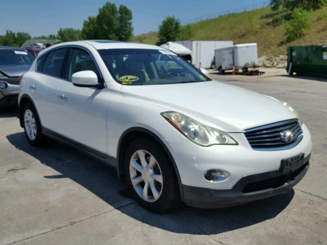 JN1AJ0HR1AM753439 - 2010 INFINITI EX35 BASE WHITE photo 1