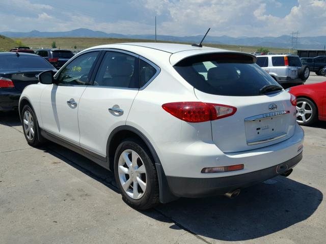 JN1AJ0HR1AM753439 - 2010 INFINITI EX35 BASE WHITE photo 3