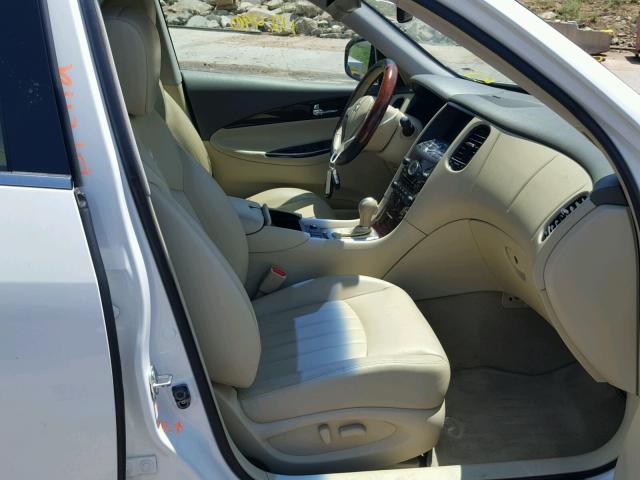JN1AJ0HR1AM753439 - 2010 INFINITI EX35 BASE WHITE photo 5