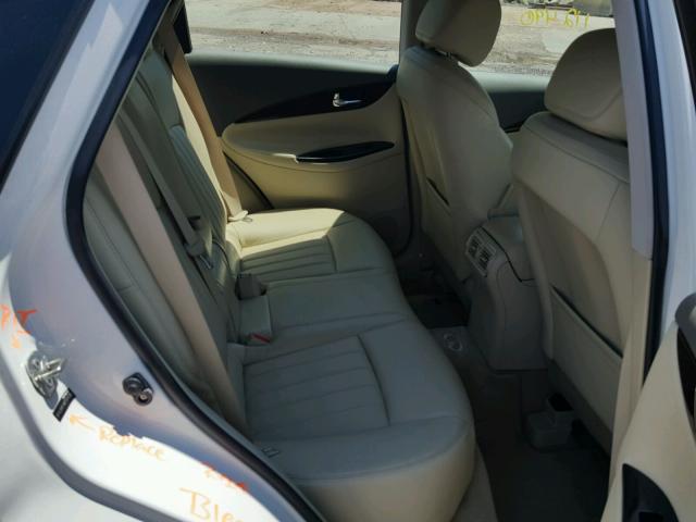 JN1AJ0HR1AM753439 - 2010 INFINITI EX35 BASE WHITE photo 6