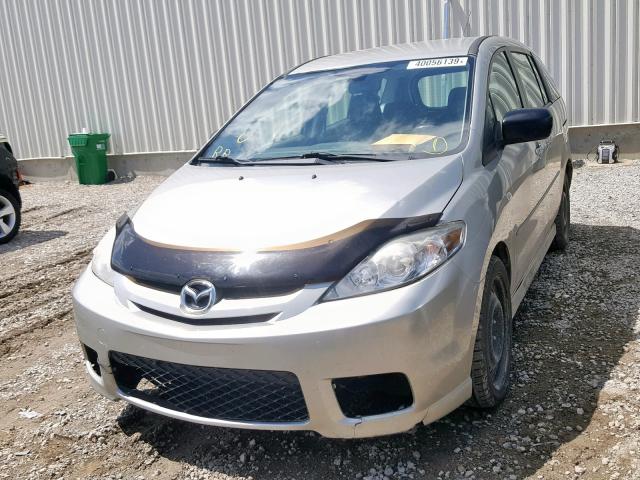 JM1CR193070145880 - 2007 MAZDA 5 SILVER photo 2