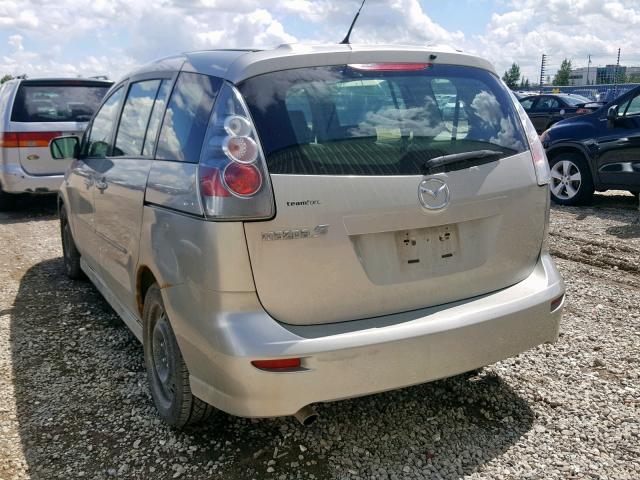 JM1CR193070145880 - 2007 MAZDA 5 SILVER photo 3