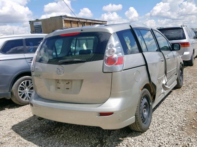 JM1CR193070145880 - 2007 MAZDA 5 SILVER photo 4