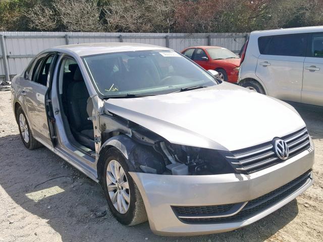 1VWAP7A37CC007013 - 2012 VOLKSWAGEN PASSAT S GRAY photo 1