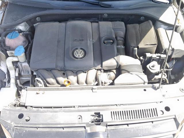 1VWAP7A37CC007013 - 2012 VOLKSWAGEN PASSAT S GRAY photo 7