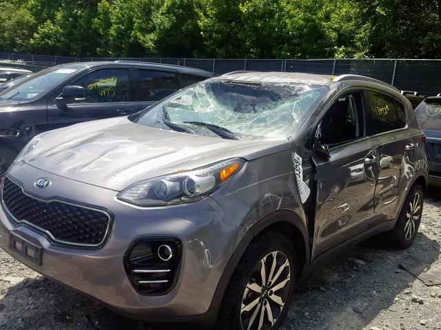 KNDPNCAC6J7301004 - 2018 KIA SPORTAGE E SILVER photo 2