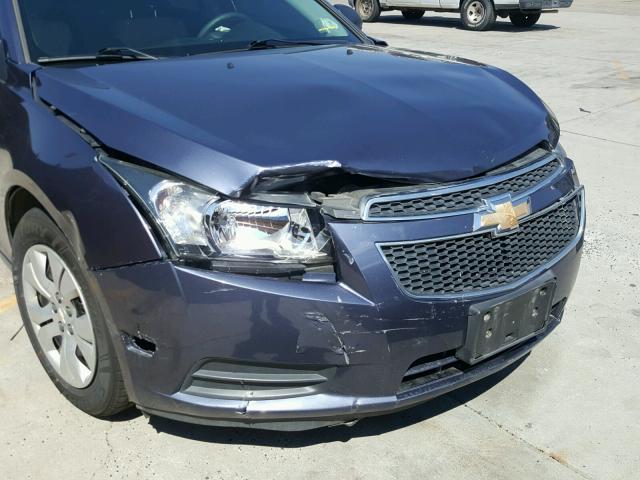 1G1PA5SH4E7109001 - 2014 CHEVROLET CRUZE LS BLUE photo 9