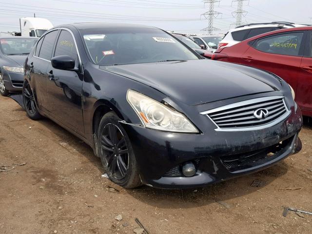 JN1CV6AR9AM251143 - 2010 INFINITI G37 BLACK photo 1